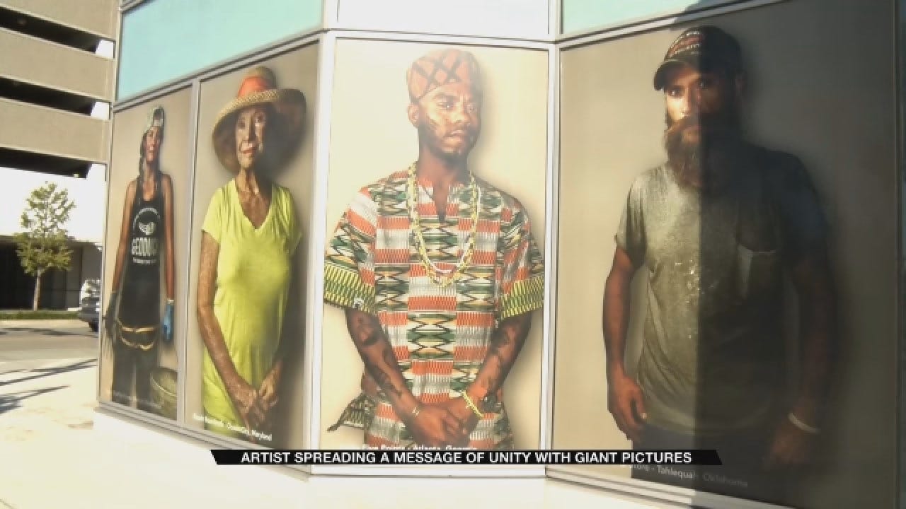New OKC Art Installation Promotes Unity Through Photo Portraits