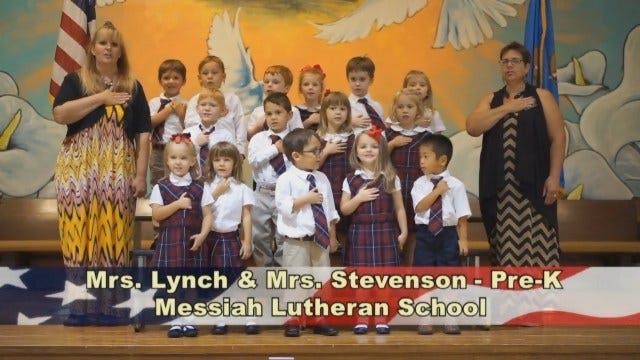 Mrs. Lynch and Mrs. Stevenson's Pre-K Class at Messiah Lutheran School