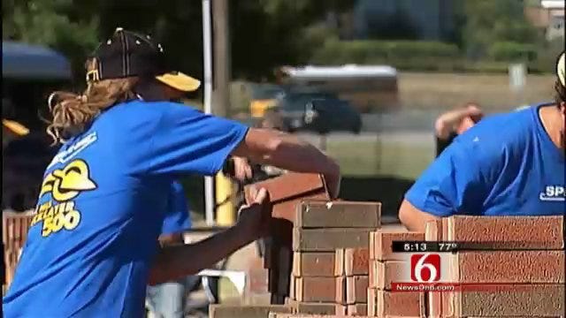 Brick Layers Compete For Cash, Prizes