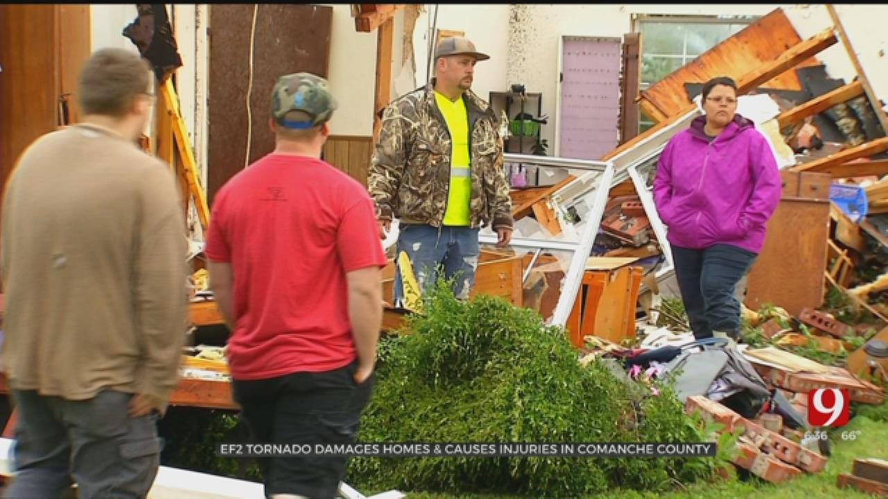 EF2 Tornado Damages Homes, Caused Injuries In Comanche County