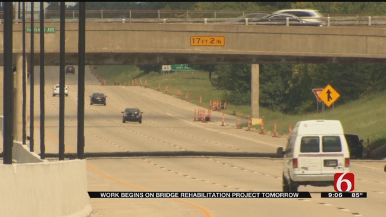 Bridge Work Set To Begin On I-244 In Tulsa