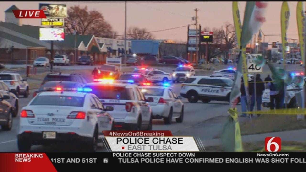 Police Chase Ends Near 45th And Mingo