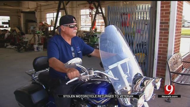 Stolen Motorcycle Returned To Vietnam War Veteran