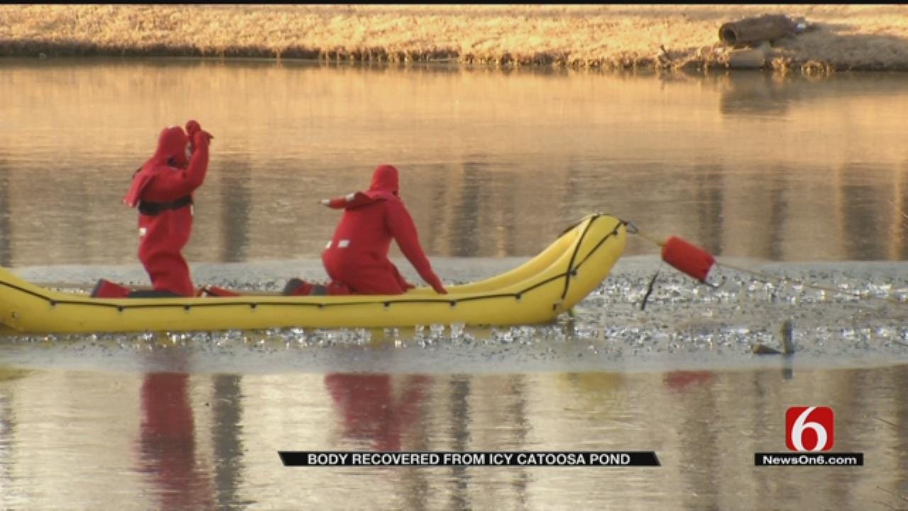 Man's Body Recovered From Ice-Covered Catoosa Pond