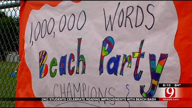 OKC Students Celebrate Reading Improvements With Beach Bash