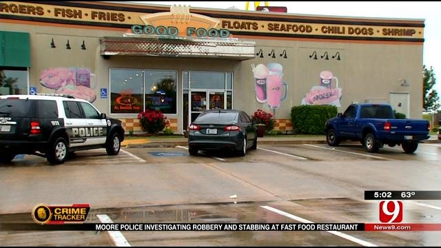 Moore Fast Food Manager Robbed, Stabbed