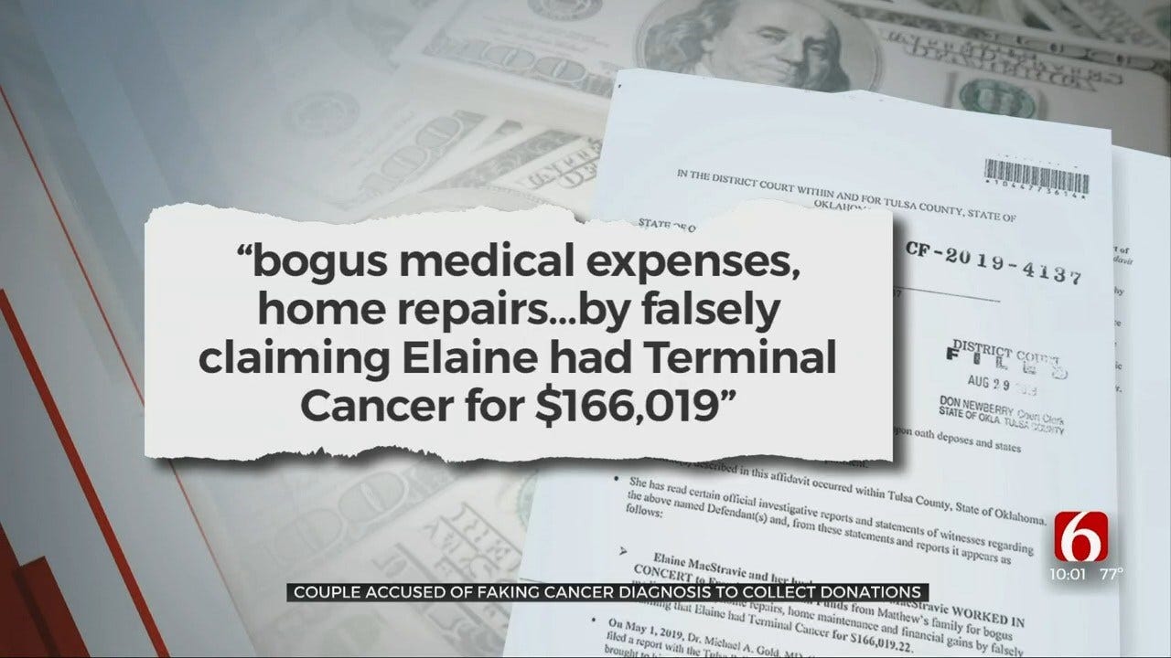 Green Country Couple Accused Of Faking Terminal Cancer Diagnosis For Donations