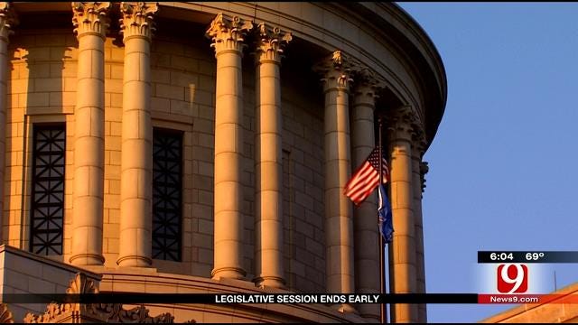 Oklahoma Legislative Session Ends Early