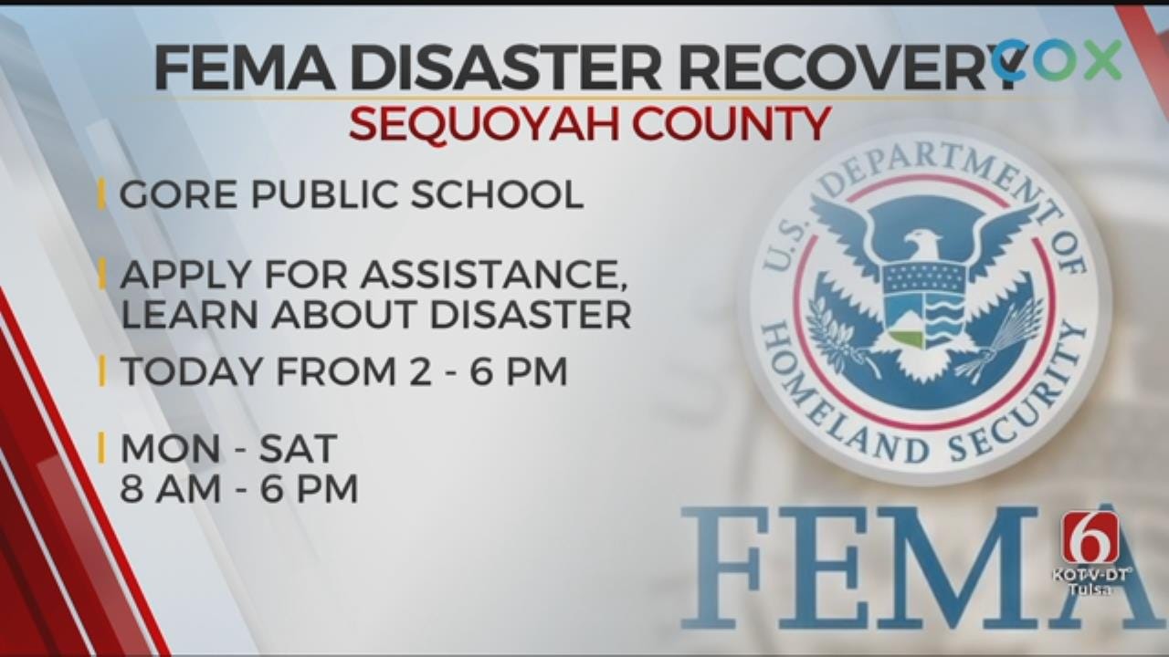 FEMA Disaster Recovery Center Opens In Sequoyah County