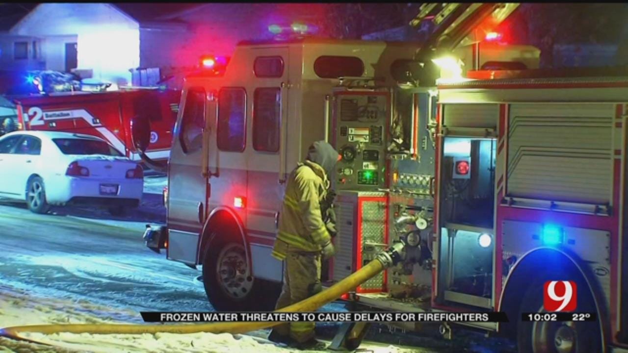 OKC Firefighters Take Extra Precautions In Subfreezing Temperatures