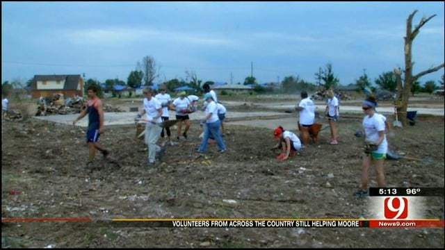 Out Of Town Volunteers Still Pouring In To Help Tornado Cleanup Efforts