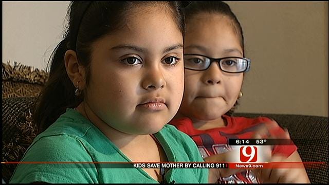 OKC Kids Keep Calm, Call 911 After Mom Suffers Seizure