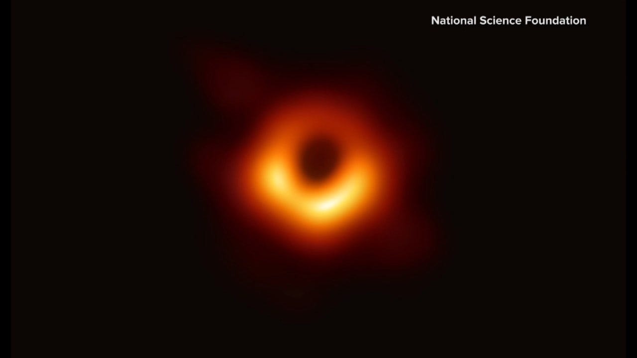 WATCH: 1st Ever Image Of Black Hole Revealed
