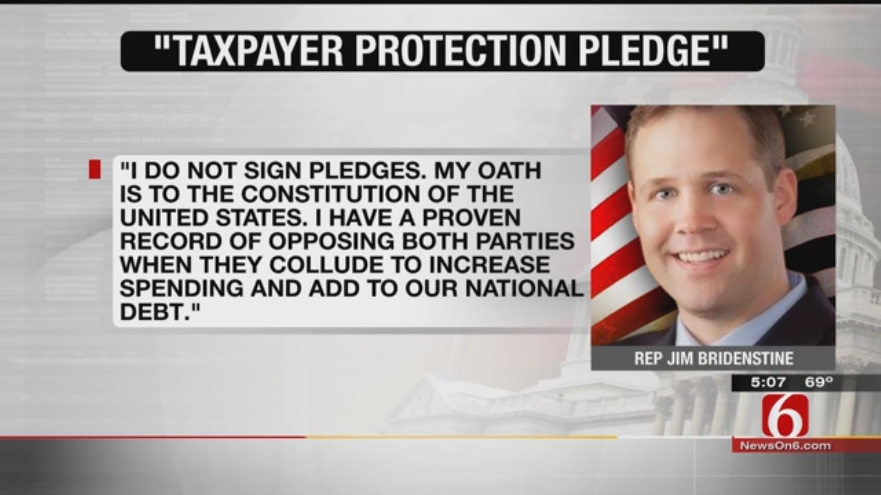 Congressional Candidate Challenges Bridenstine To Sign 'No Tax' Pledge