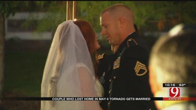 Bridge Creek Couple Marries On Time After Losing Everything In Tornado