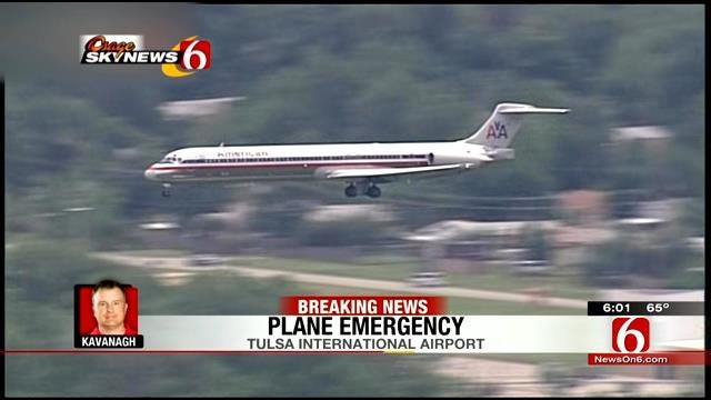 American Airlines Jet Makes Emergency Landing At Tulsa International Airport
