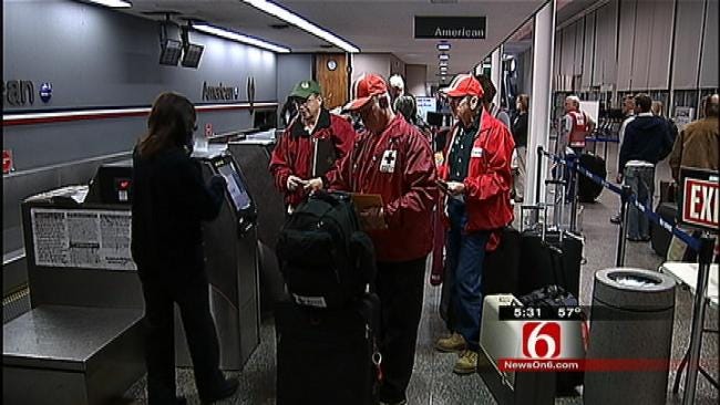 Local Red Cross Disaster Relief Team Flies East To Meet Hurricane