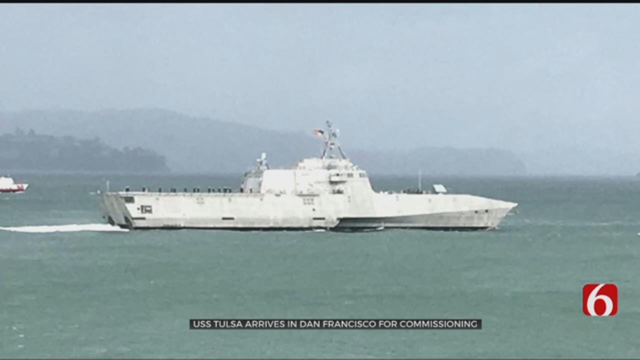 USS Tulsa Arrives In San Francisco For Commissioning