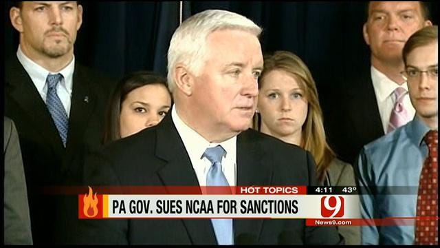 Hot Topics: PA Governor Sues NCAA For Sanctions