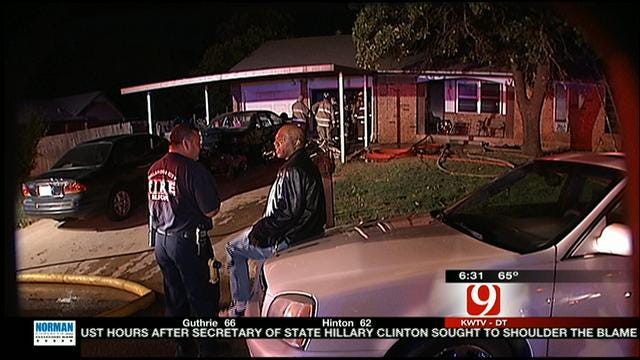 OKC House Fire Displaces Family Of Six