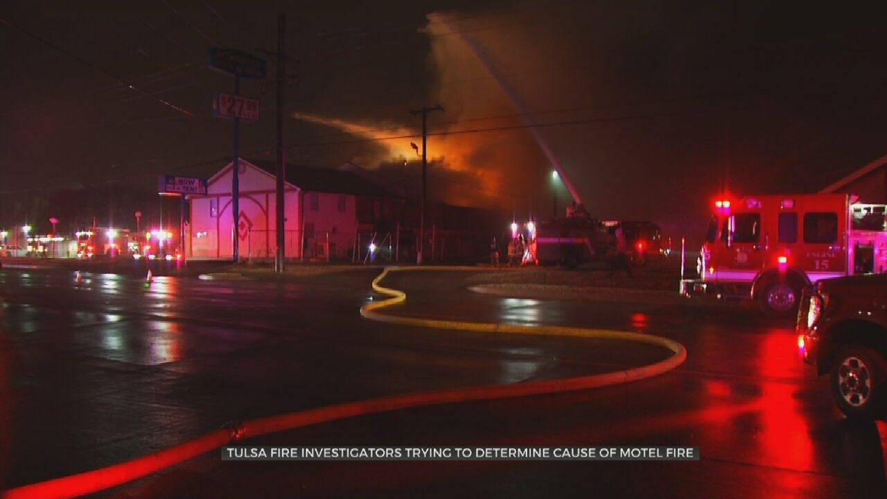 Investigation Continues After Abandoned Tulsa Motel Fire