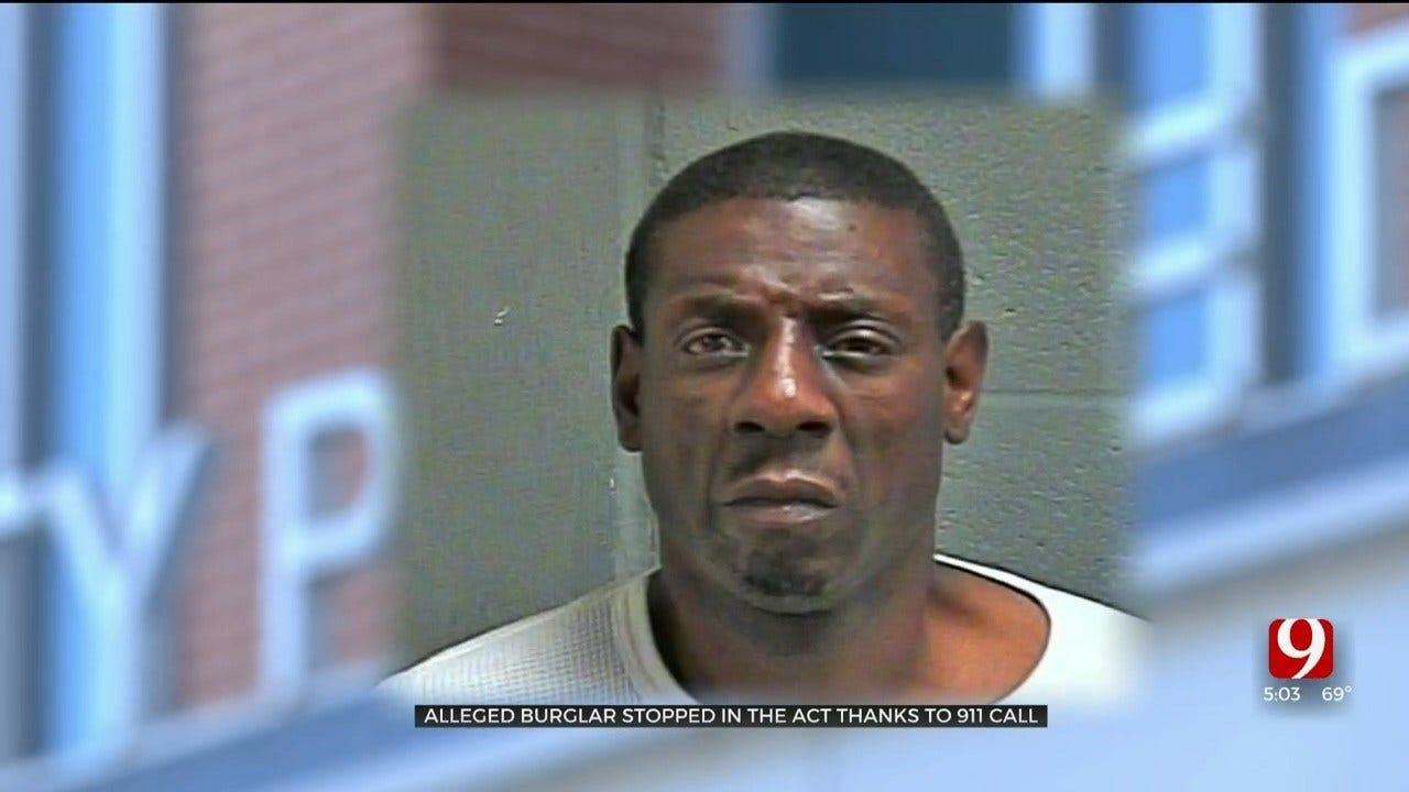 Alleged Burglar Stopped In The Act At NW OKC Apartment Complex Thanks To 911 Call