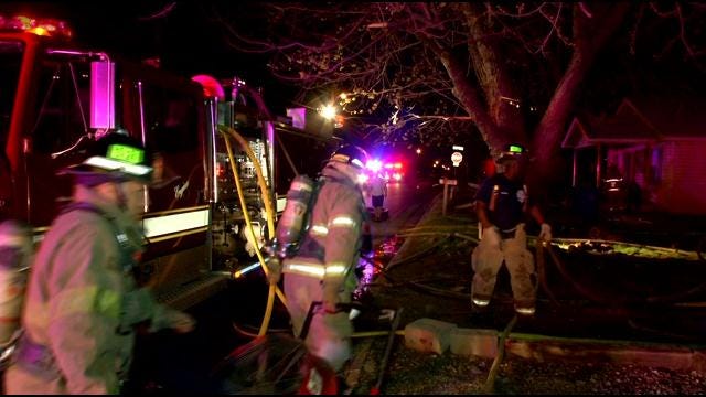 Tulsa Family Homeless After Overnight House Fire