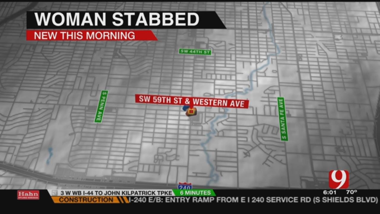 OKC Woman Treated For Multiple Stab Wounds Thursday Night