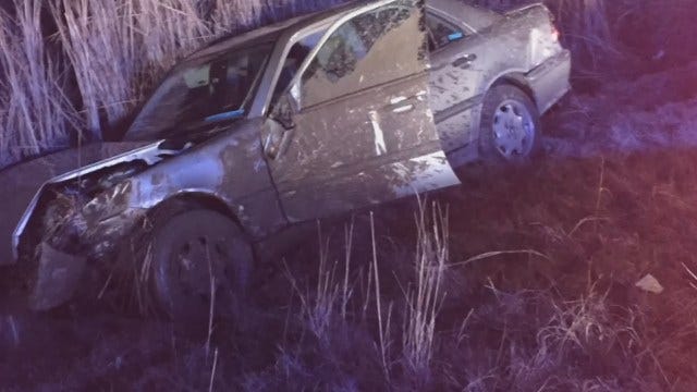 WEB EXTRA: OHP Troopers Say Suspect Crashes After Chase Called Off