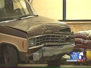 WEB EXTRA: Truck Crashes Into Tulsa Grocery Store