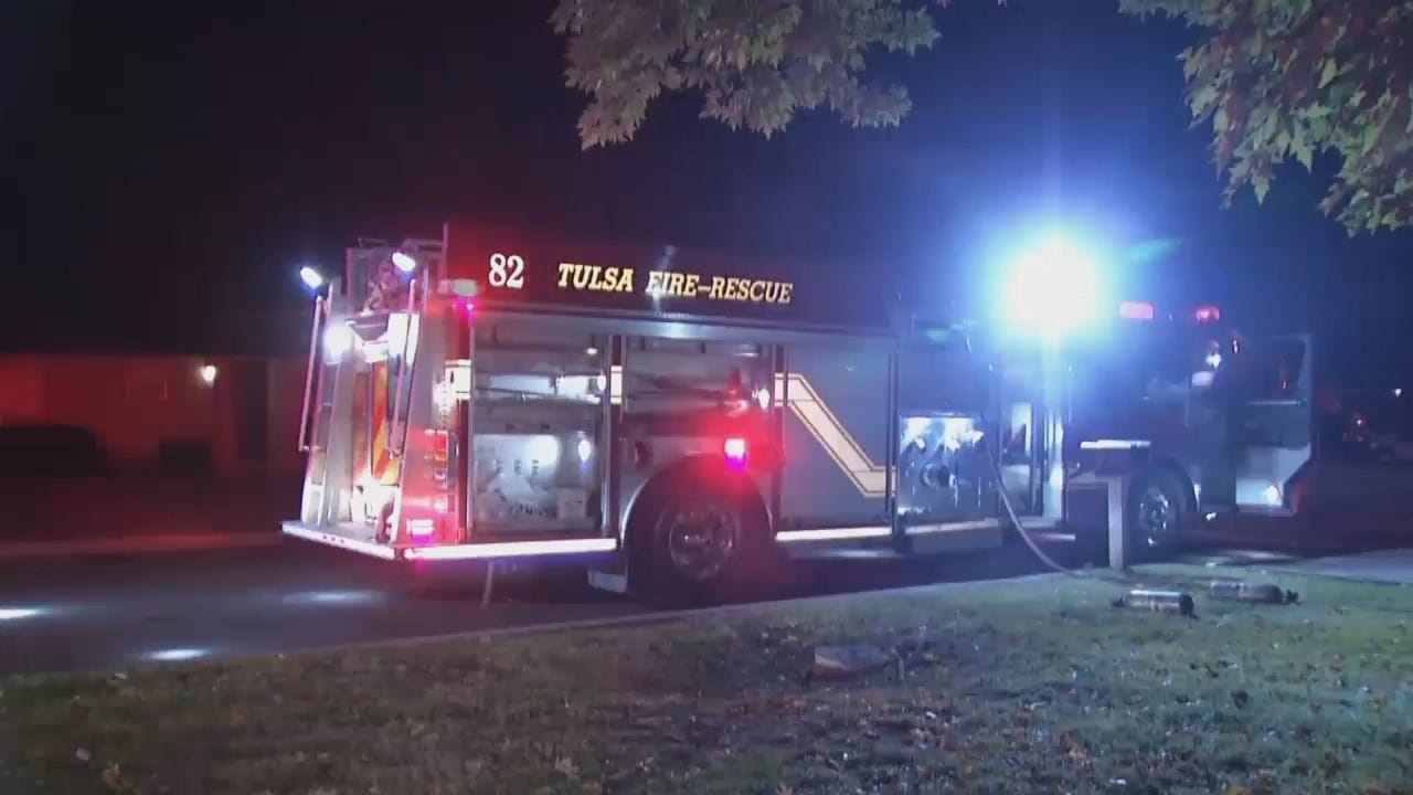WEB EXTRA: Video From Scene Of Tulsa Duplex Fire