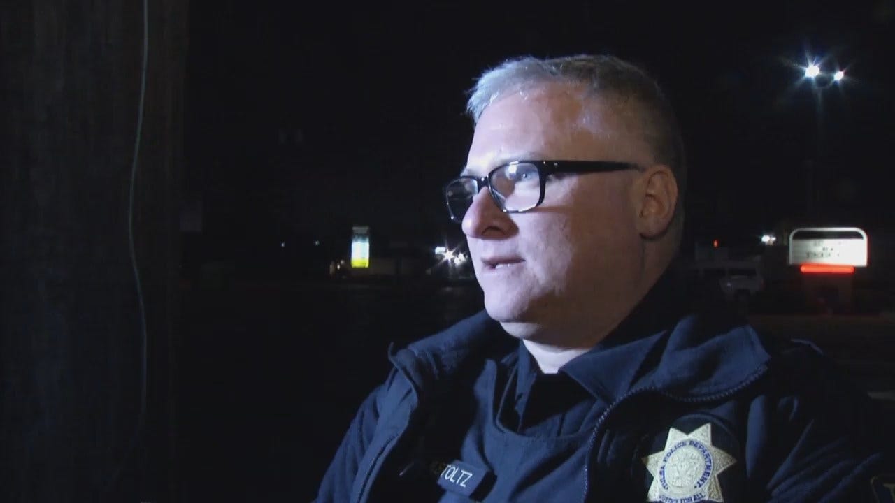 WEB EXTRA: Tulsa Police Sgt. Steve Stoltz Talks About Robbery Attempt