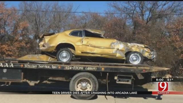 Edmond Teen Dies After Crashing Into Arcadia Lake