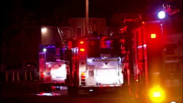 WEB EXTRA: Video From Scene Of East Tulsa Apartment Fire
