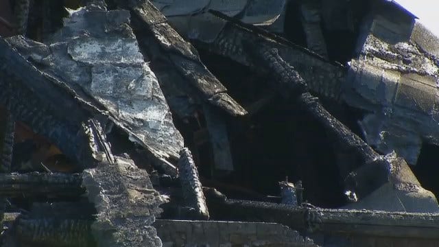 WEB EXTRA: Video Of Fire Damaged Broken Arrow Home