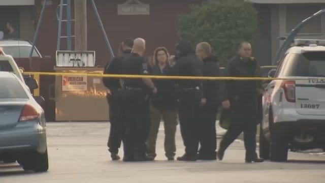 WEB EXTRA: Video From The Scene Of North Tulsa Shooting