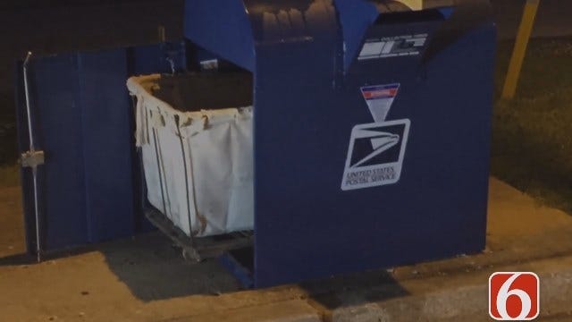 News On 6 Photojournalist Gary Kruse Says Tulsa Post Office Mail Box Burglarized