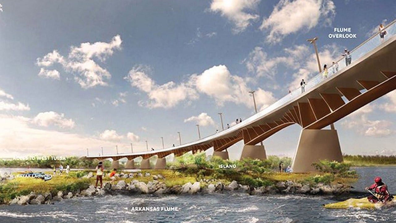 'The Gateway' Design Selected As Tulsa's New Pedestrian Bridge