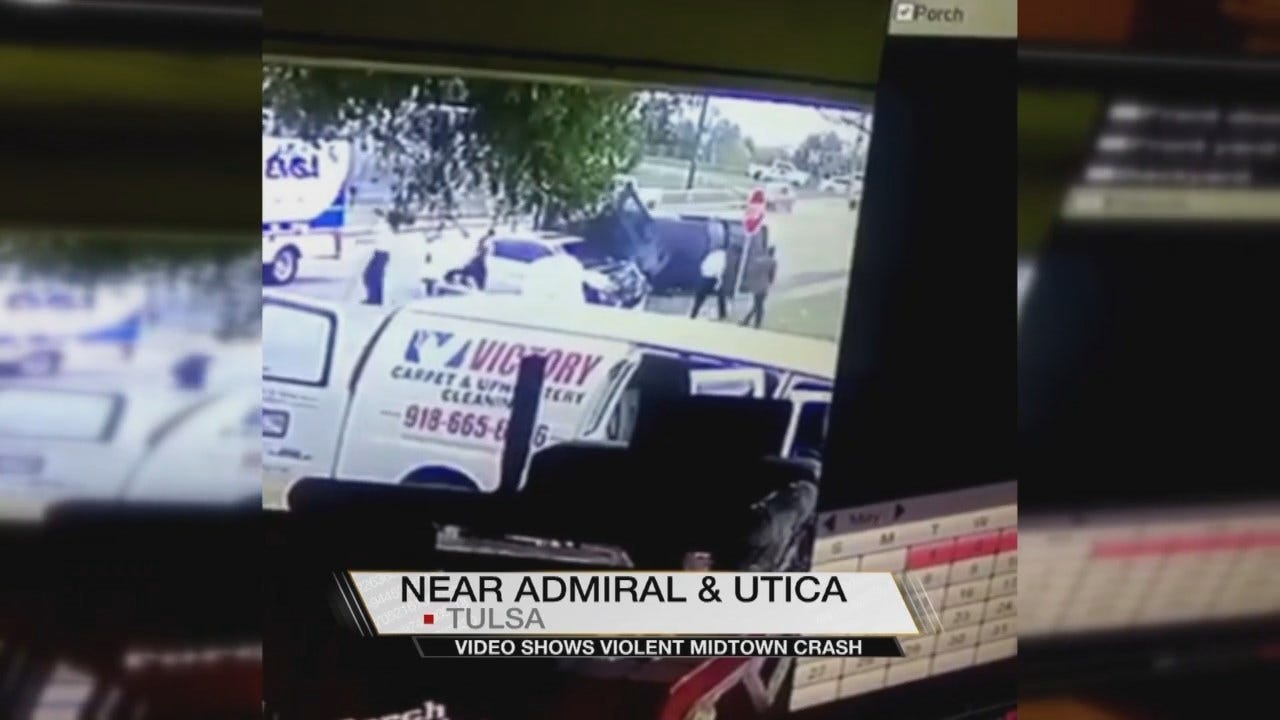 Man Rolls Truck, Tries To Carjack Tulsa Drivers