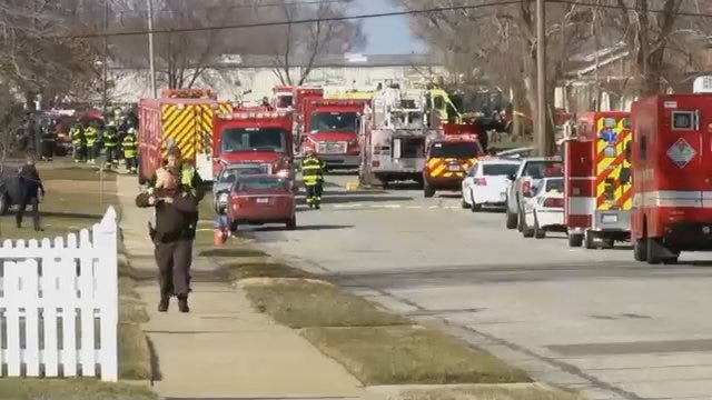 WEB EXTRA: Video From Scene Of Small Jet Crash Near South Bend Airport