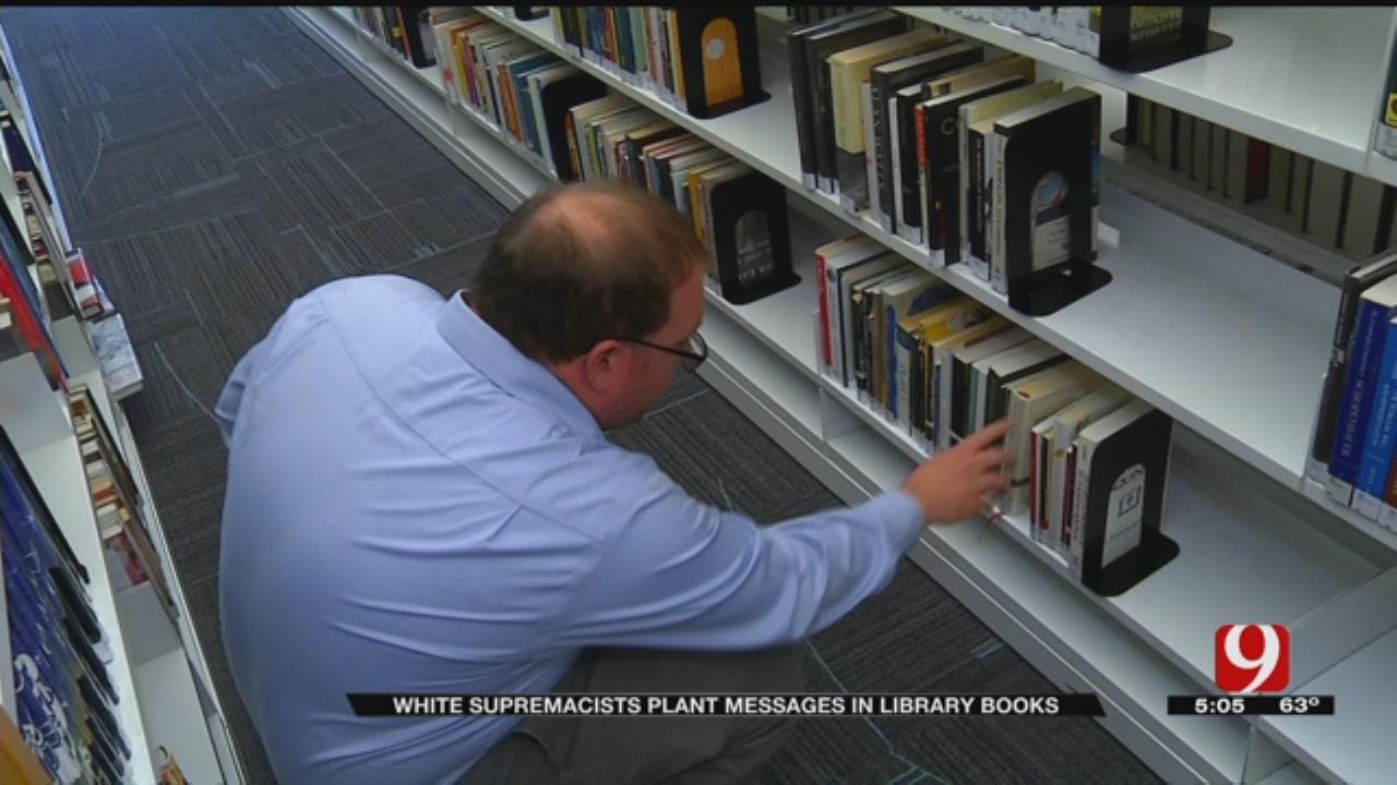 White Supremacist Notes Found In Books At Downtown OKC Library