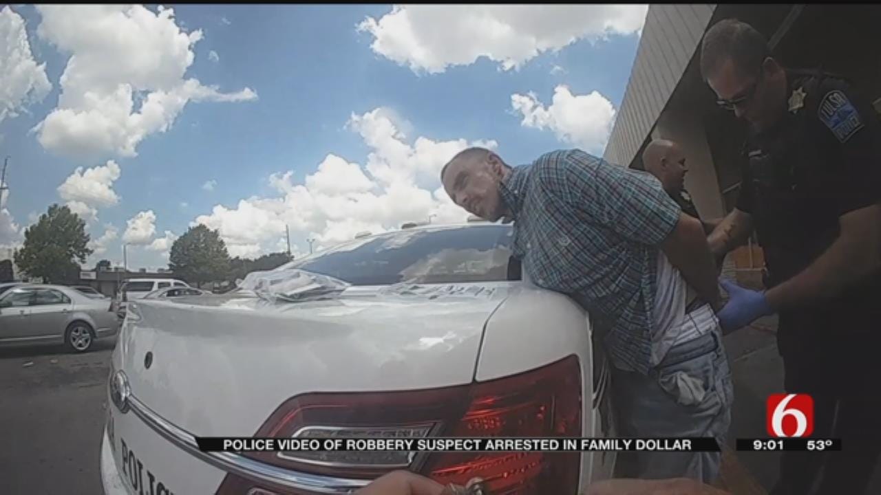 TPD Video Shows Arrest Of Burglary Suspect