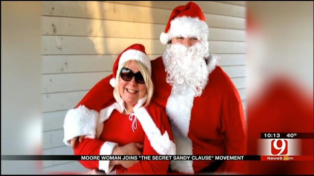 Moore Woman Joins 'The Secret Sandy Claus' Movement