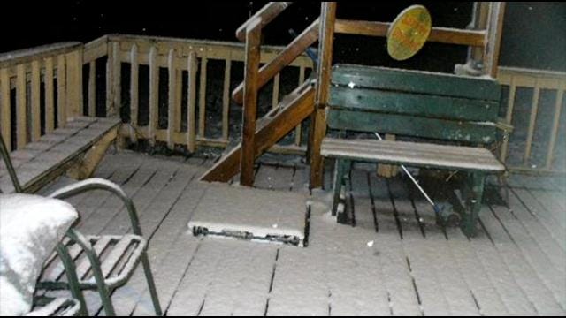 May Snow Surprises Northeastern Oklahoma