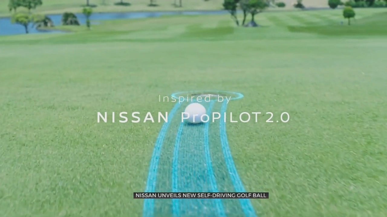 WATCH: Nissan Announces Self-Driving Golf Ball