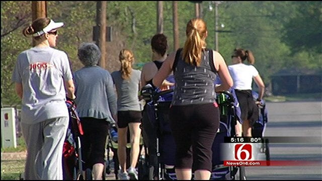 Tulsa Moms Go 'Strollin' For A Workout