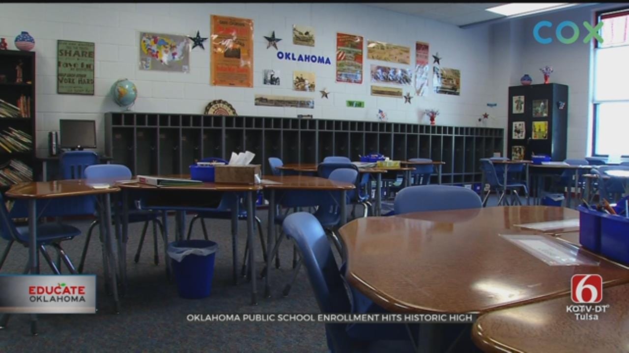 Oklahoma Public School Enrollment Reaches Historic High