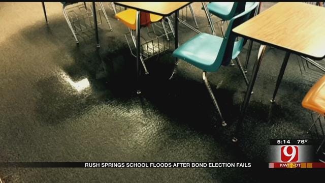 Rush Springs School Floods Day After Voters Kill Bond For New Building