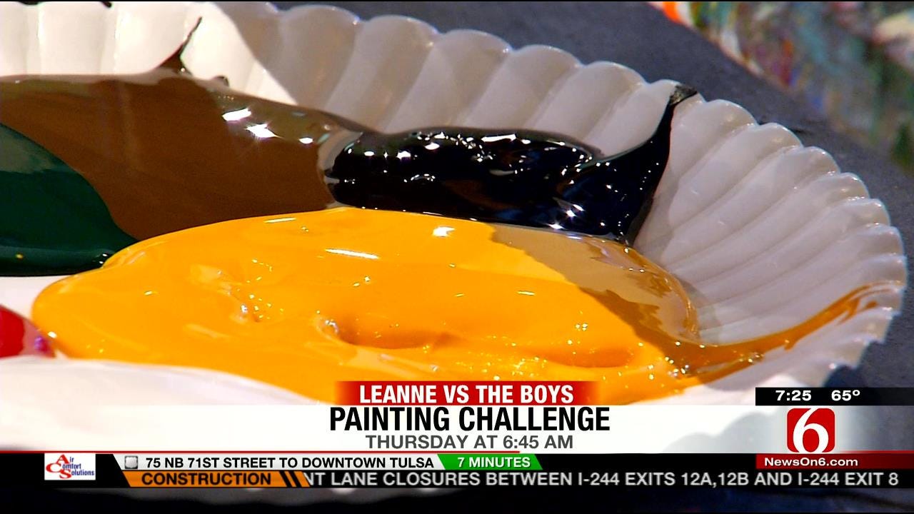 LeAnne Vs. The Boys Painting Challenge