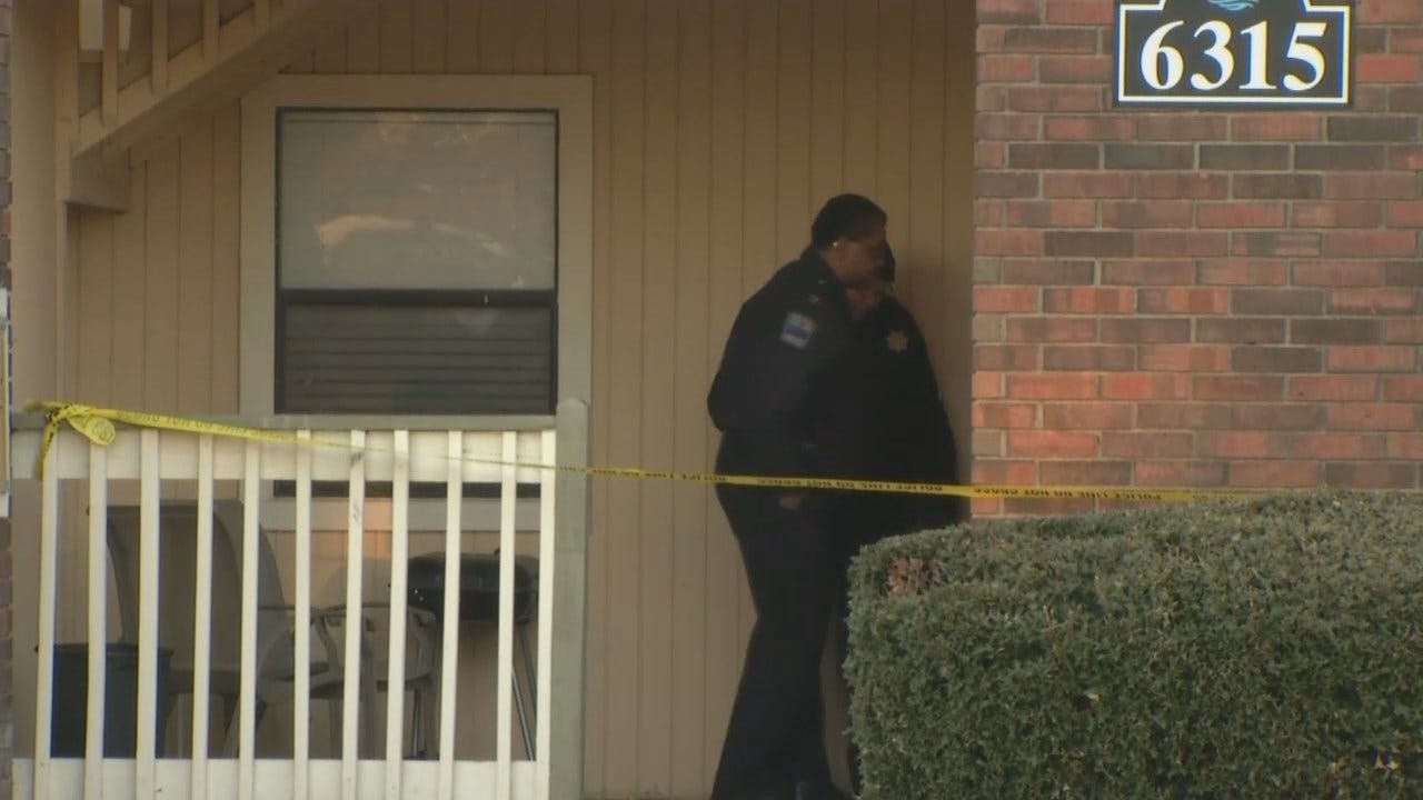 WEB EXTRA: Video From Scene Of Latest Tulsa Homicide Investigation